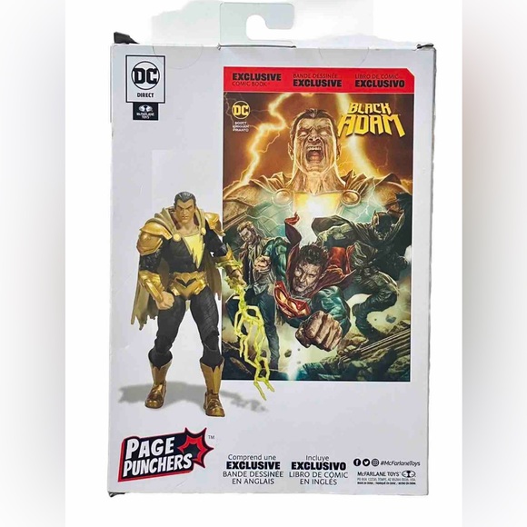 McFarlane Toys DC DIRECT Black Adam Action Figure Page Punchers - Picture 3 of 6
